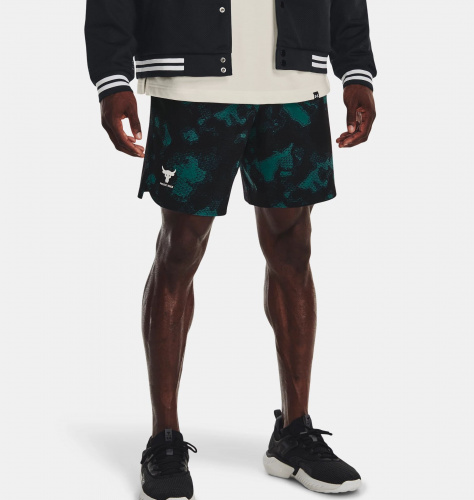 Clothing - Under Armour Project Rock Woven Printed Shorts | Fitness 